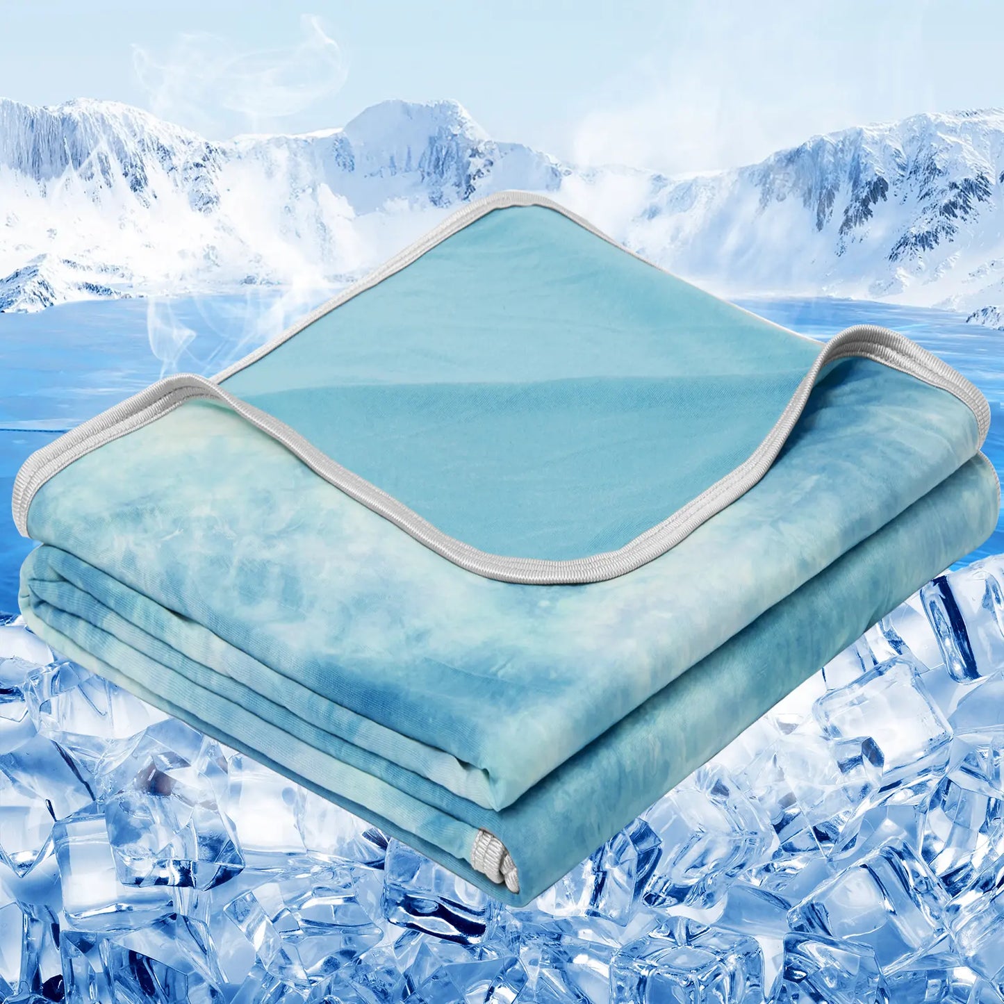 【Summervibes】Inhand Cooling Blanket Queen Size, Summer Blankets for Hot Sleepers & Night Sweat, Thin Blanket Cold Cool Lightweight Cooling Blanket for Couch Bed,Breathable Cooling Blanket,Light Blanket for Hot Sleepers,Comfy Bedding,Gift for Summer