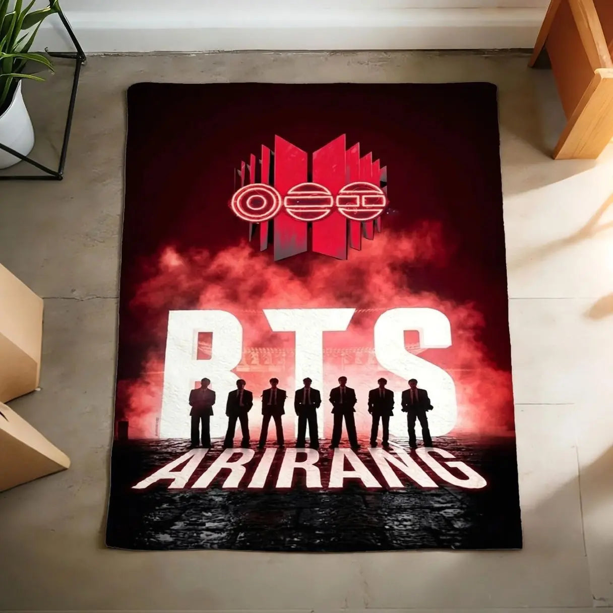 Arirang Soft Throw Blanket - New Album World Tour Edition