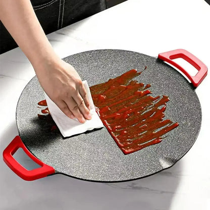 【Summervibes】Portable Electric Comal, Indoor Smokeless Korean BBQ Grill, Non-Stick Griddle for Tortillas, Adjustable Temperature Control, Asador De Carne Tiktokshopblackfriday