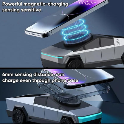 3-in-1 Magnetic Fast Wireless Charger and Phone Stand for iPhone 17/16/15 Pro Max, Apple Watch, and AirPods Pro