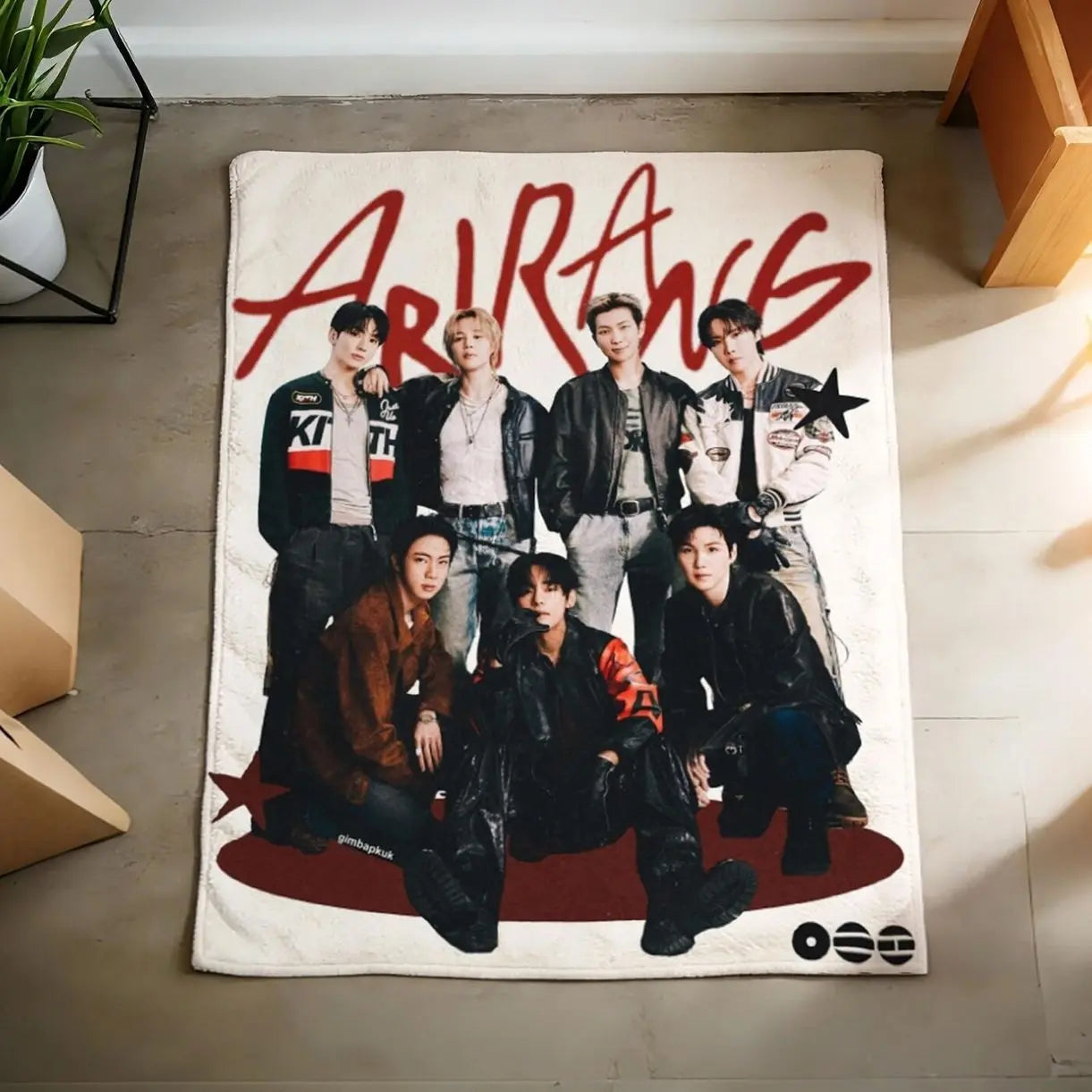 Arirang Soft Throw Blanket - New Album World Tour Edition