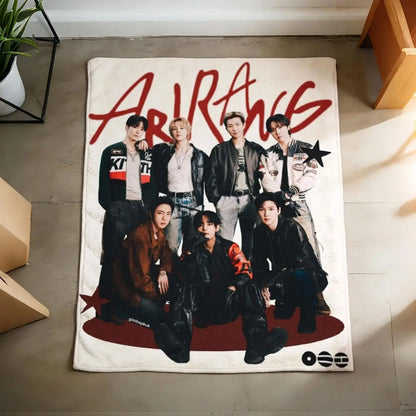 Arirang Soft Throw Blanket - New Album World Tour Edition