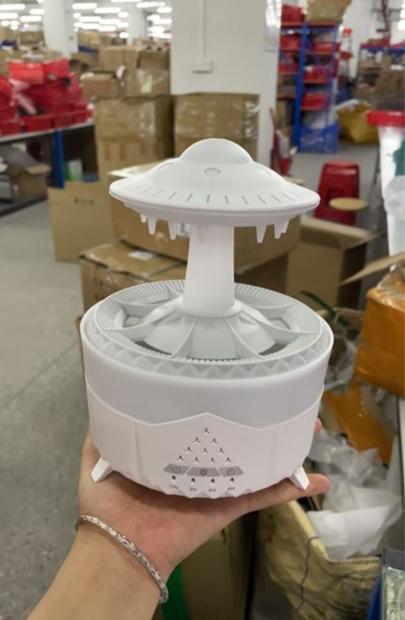 UFO Raindrop Humidifier - USB Aromatherapy Essential Oil Diffuser and Air Humidifier for Home Decor