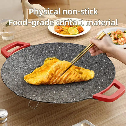 【Summervibes】Portable Electric Comal, Indoor Smokeless Korean BBQ Grill, Non-Stick Griddle for Tortillas, Adjustable Temperature Control, Asador De Carne Tiktokshopblackfriday