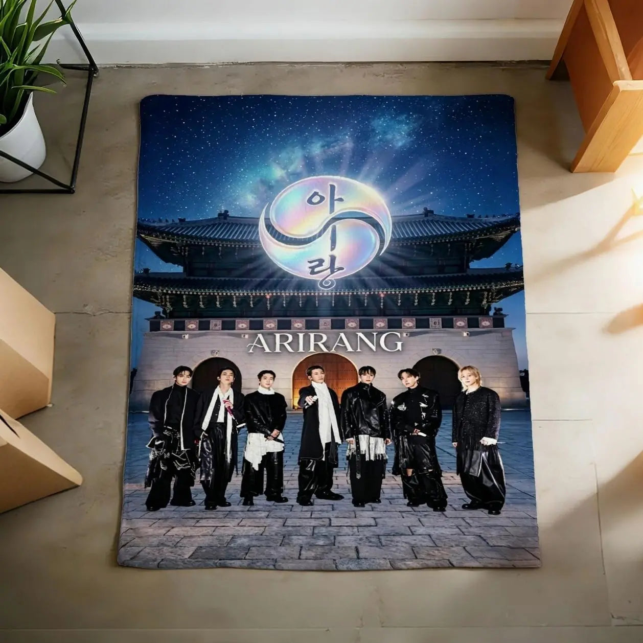 Arirang Soft Throw Blanket - New Album World Tour Edition