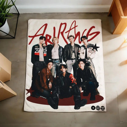 Arirang Soft Throw Blanket - New Album World Tour Edition