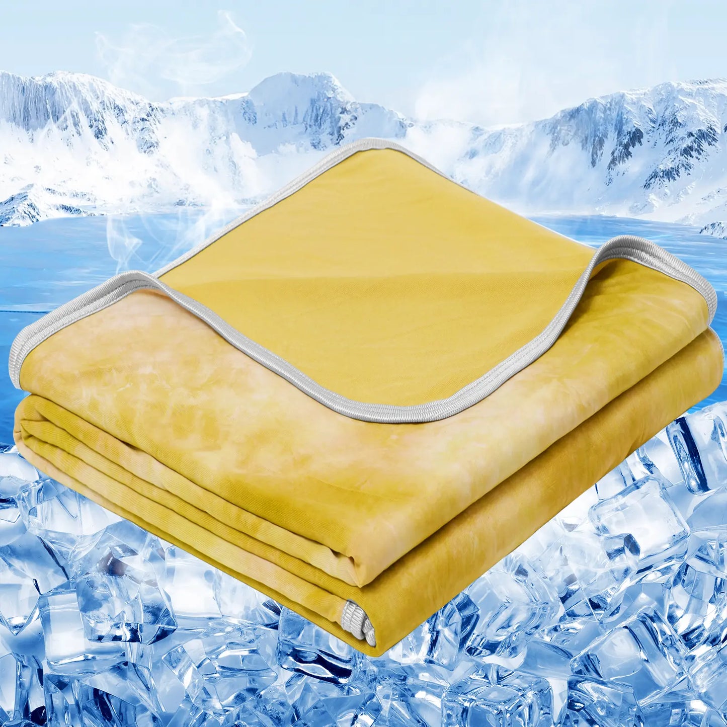 【Summervibes】Inhand Cooling Blanket Queen Size, Summer Blankets for Hot Sleepers & Night Sweat, Thin Blanket Cold Cool Lightweight Cooling Blanket for Couch Bed,Breathable Cooling Blanket,Light Blanket for Hot Sleepers,Comfy Bedding,Gift for Summer