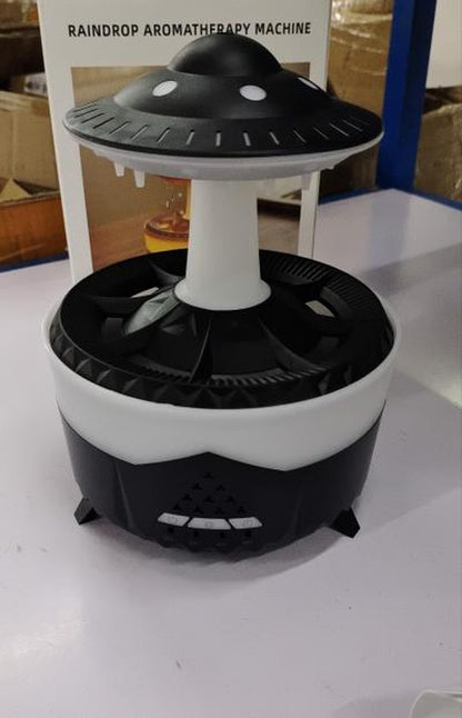 UFO Raindrop Humidifier - USB Aromatherapy Essential Oil Diffuser and Air Humidifier for Home Decor